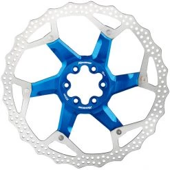 Reverse Disques De Frein Rotor De Frein à Disque 6 Boulons Aluminium/acier, Bleu -Pas Cher Câbles Magasin 02144 1