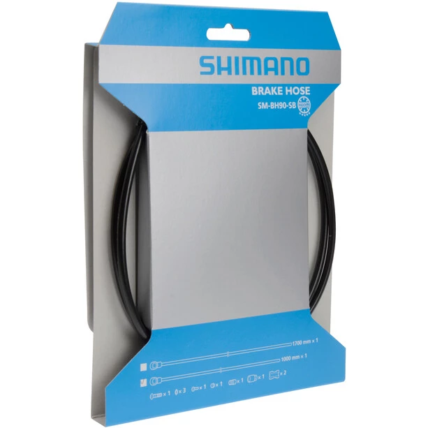 Shimano Câbles & Gaines De Frein SAINT SM-BH90-SBLS Gaine De Frein, Noir 1 Shimano Câbles & Gaines De Frein SAINT SM-BH90-SBLS Gaine De Frein, Noir