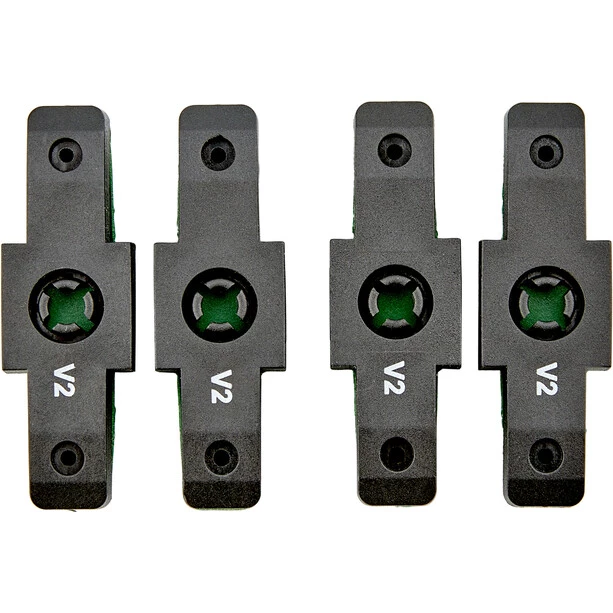 Bbb HydroStop E-Bike BBS-09E Patins De Frein, Vert/noir 2 Bbb HydroStop E-Bike BBS-09E Patins De Frein, Vert/noir – Image 2