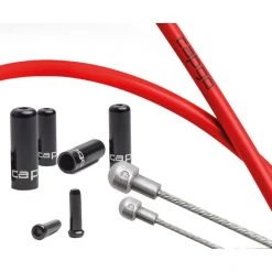 Capgo Câbles & Gaines De Frein Blue Line Jeu De Câble De Frein Pour Shimano/SRAM Route, Rouge