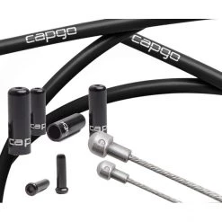 Capgo Câbles & Gaines De Frein Orange Line Kit De Câbles De Frein Pour Shimano/SRAM Route, Noir