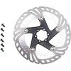 Clarks Disques De Frein CFR-11FA Floating Disque 6 Boulons 203mm, Argent/noir