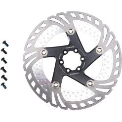 Clarks Disques De Frein CFR-11FA Floating Disque 6 Boulons 203mm, Argent/noir