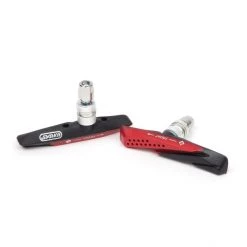 Elvedes Patins De Frein Sur Jante 72mm Pour Frein V-Brake, Noir/rouge