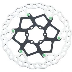 Galfer-bike Disques De Frein Wave Floating MTB Disque De Frein, Argent/noir