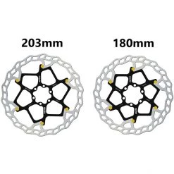 Galfer-bike Disques De Frein Wave Floating MTB Disque De Frein, Argent/Or