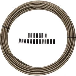 Jagwire Câbles & Gaines De Frein CGX SL Gaine Pour Câble De Frein Avec Embouts 10m, Argent