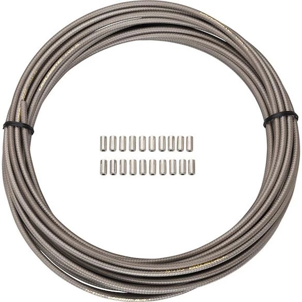 Jagwire Câbles & Gaines De Frein CGX SL Gaine Pour Câble De Frein Avec Embouts 10m, Gris 1 Jagwire Câbles & Gaines De Frein CGX SL Gaine Pour Câble De Frein Avec Embouts 10m, Gris