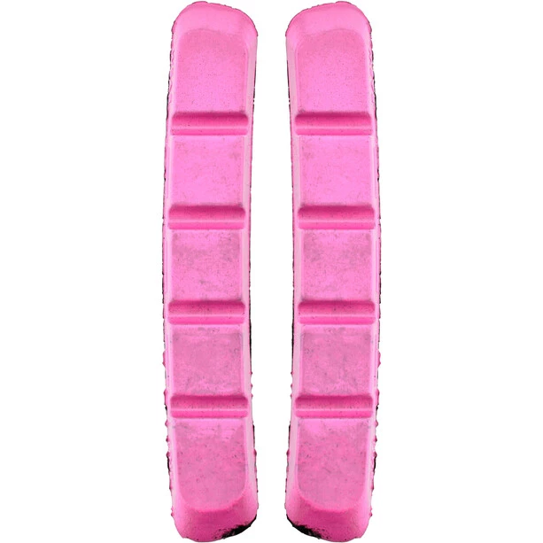 Jagwire Mountain Sport Patins De Frein, Noir/rose 1 Jagwire Mountain Sport Patins De Frein, Noir/rose