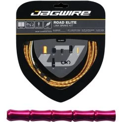 Jagwire Câbles & Gaines De Frein Road Elite Link Kit De Câbles De Frein, Rouge