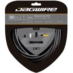 Jagwire Câbles & Gaines De Frein Road Elite Sealed Kit De Câbles De Frein, Noir
