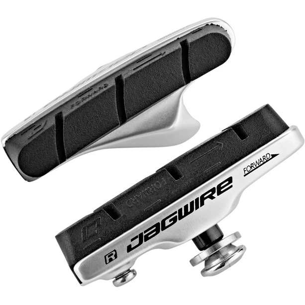 Jagwire Road Sport Patins De Frein Pour Shimano/SRAM, Argent/noir 1 Jagwire Road Sport Patins De Frein Pour Shimano/SRAM, Argent/noir