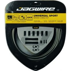 Jagwire Câbles & Gaines De Frein Sport Kit Câbles De Frein Universels Pour Shimano/SRAM, Argent/gris