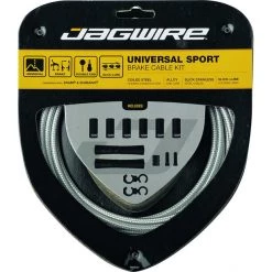 Jagwire Câbles & Gaines De Frein Sport Kit Câbles De Frein Universels Pour Shimano/SRAM, Argent