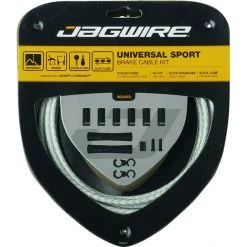 Jagwire Câbles & Gaines De Frein Sport Kit Câbles De Frein Universels Pour Shimano/SRAM, Blanc