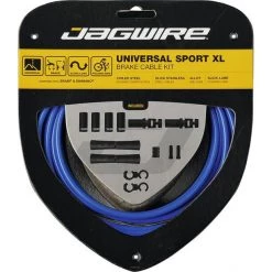 Jagwire Câbles & Gaines De Frein Sport XL Kit Câbles De Frein Universels Pour Shimano/SRAM, Bleu