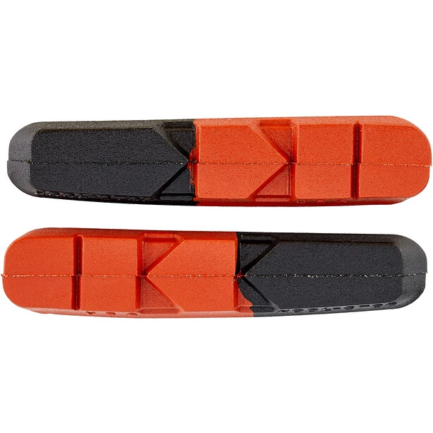 Kool-stop Dura Type Dual Compound Patins De Frein, Noir/rouge 1 Kool-stop Dura Type Dual Compound Patins De Frein, Noir/rouge