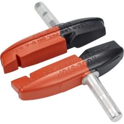 Kool-stop Eagle 2 Cantilever Dual Compound Patins De Frein, Rouge/noir