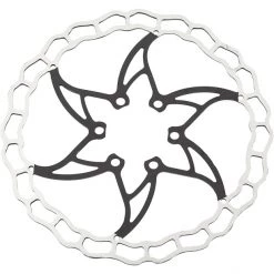 Now8 Disques De Frein Ultralight Rotor De Frein à Disque, Noir/argent