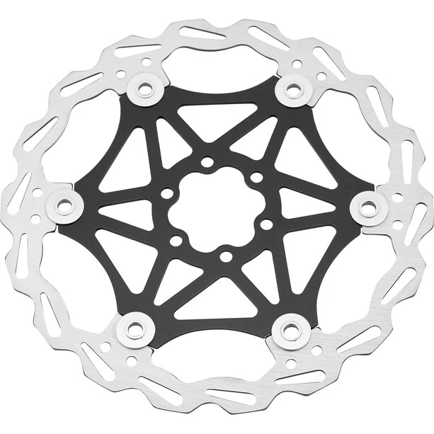 Red-cycling-products Disques De Frein LR-6 Floating Disque 6 Boulons Ø180mm, Noir 1 Red-cycling-products Disques De Frein LR-6 Floating Disque 6 Boulons Ø180mm, Noir