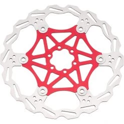 Red-cycling-products Disques De Frein LR-6 Floating Disque 6 Boulons Ø203mm, Rouge