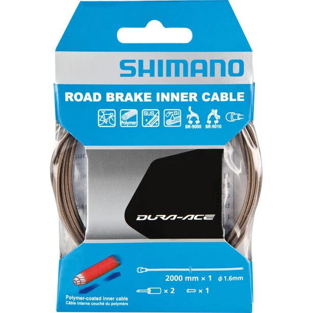 Shimano Câbles & Gaines De Frein Dura-Ace BC-9000 Câble De Frein Protection Polymère, Or 1 Shimano Câbles & Gaines De Frein Dura-Ace BC-9000 Câble De Frein Protection Polymère, Or
