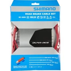 Shimano Câbles & Gaines De Frein Dura-Ace BC-9000 Kit De Câbles De Frein, Rouge
