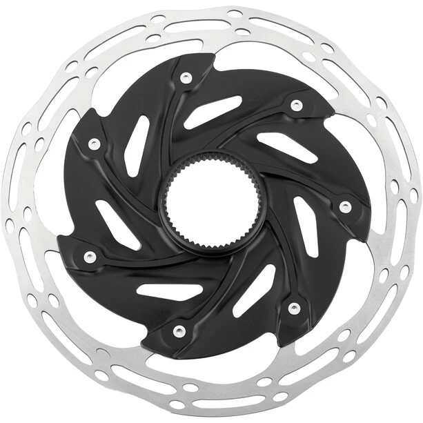 Sram Disques De Frein Centerline XR Rotor Disque De Frein Profile Rond Deux Parties Centerlock, Noir/argent 1 Sram Disques De Frein Centerline XR Rotor Disque De Frein Profile Rond Deux Parties Centerlock, Noir/argent