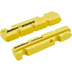 Sram Road CX Patins De Frein Pour Jantes Carbone 2 Pièces, Jaune