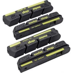 Swissstop RacePro Patins De Frein Pour Campagnolo 10/11S Carbon, Noir/jaune