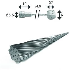 Xlc Câbles & Gaines De Frein BR-X88 Câble De Frein Interne Ø1,5mm